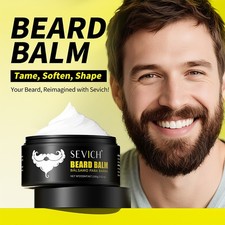 SEVICH Beard Balm 100g Men's Conditioner Styling Cream Rosemary Argan Biotin