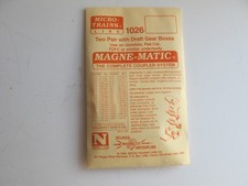 MTL 1026, Kadee Kupplungen, Two Pair with Draft Gear Boxes, Gondola, Spur N