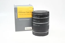 Promaster Automatic Extension Tube Set 12mm, 20mm & 36mm for Canon #G086