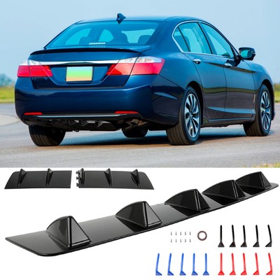 For Honda Accord Coupe Sedan Rear Bumper Diffuser Lip Spoiler Valance Splitter