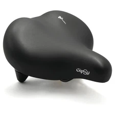 Selle Royal Unisex Gipsy Bike Seat (Relaxed, RoyalGel, Black)