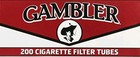 Gambler Regular King Size RYO Cigarette Tubes 5 Boxes 1000 Tubes