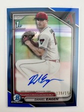 2024 Bowman Draft - Prospect Auto Daniel Eagen #CPA-DE Blue /150 (RC)