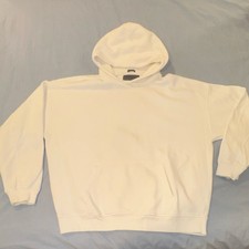 Abercrombie  Fitch Soft AF Crop Hoodie Sweatshirt Cream Ivory Size Large