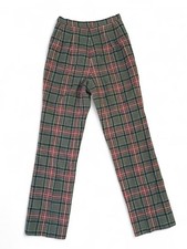VINTAGE 60  s-70  s Pendleton womens plaid wool blend pants