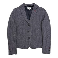 INES DE LA FRESSANGE Uniqlo Blazer Jacket WOOL Blend Sport Coat Womens XS