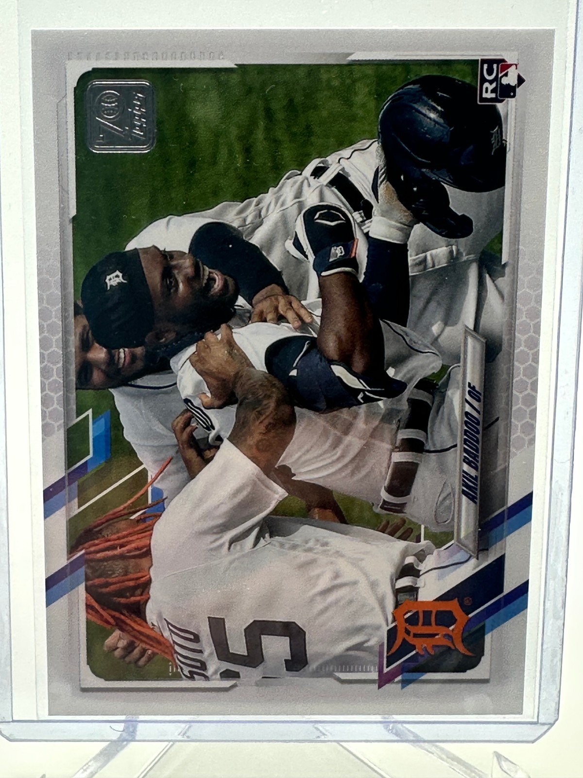 2021 Topps Update US196 Akil Baddoo Detroit Tigers RC SP Photo Variation