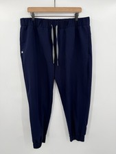 Figs Scrub Pants Joggers Navy Blue Womens Size XXL Technical Collection Workwear