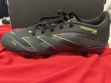 adidas Predator League FG/MG J Low Top Lace-Up Black Soccer Cleats JI1122