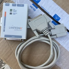 Lantronix UDS-10 Single Port Device Server RJ45 Ethernet  & Cable