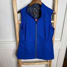 Under Armour Storm 2 Golf Vest Womens M Royal Blue Water Resistant Windproof