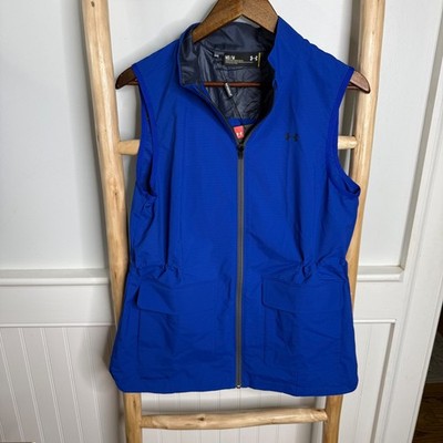 Under Armour Storm 2 Golf Vest Womens M Royal Blue Water Resistant Windproof