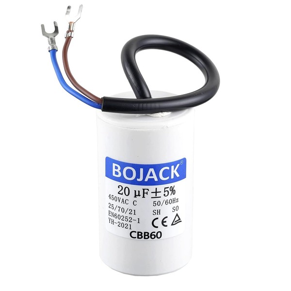 20 uF 450 V CA 20 MFD CBB60 cable cilindro de plomo motor funcionamiento condensador SH