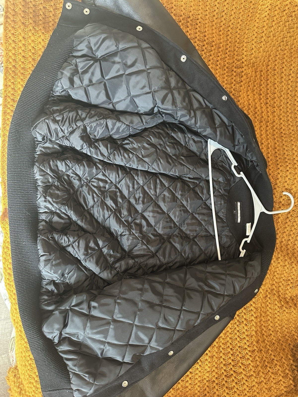 Vintage Porsche Varsity Leather And Wool Jacket image 5