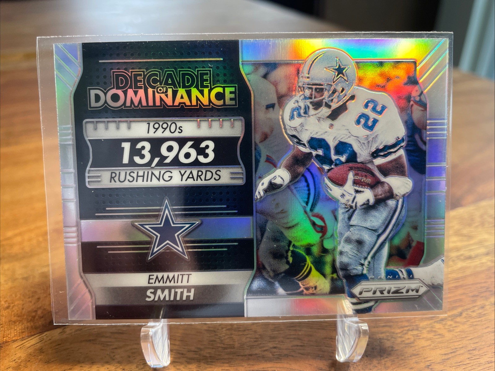 2016 Prizm Football Decade of Dominance Emmitt Smith #7 PRIZM Dallas Cowboys HOF