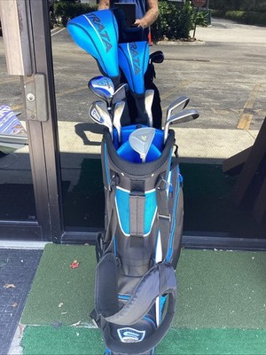 Strata Golf Complete Men s Set Woods, Irons, Putter, Bag 12 Pcs
