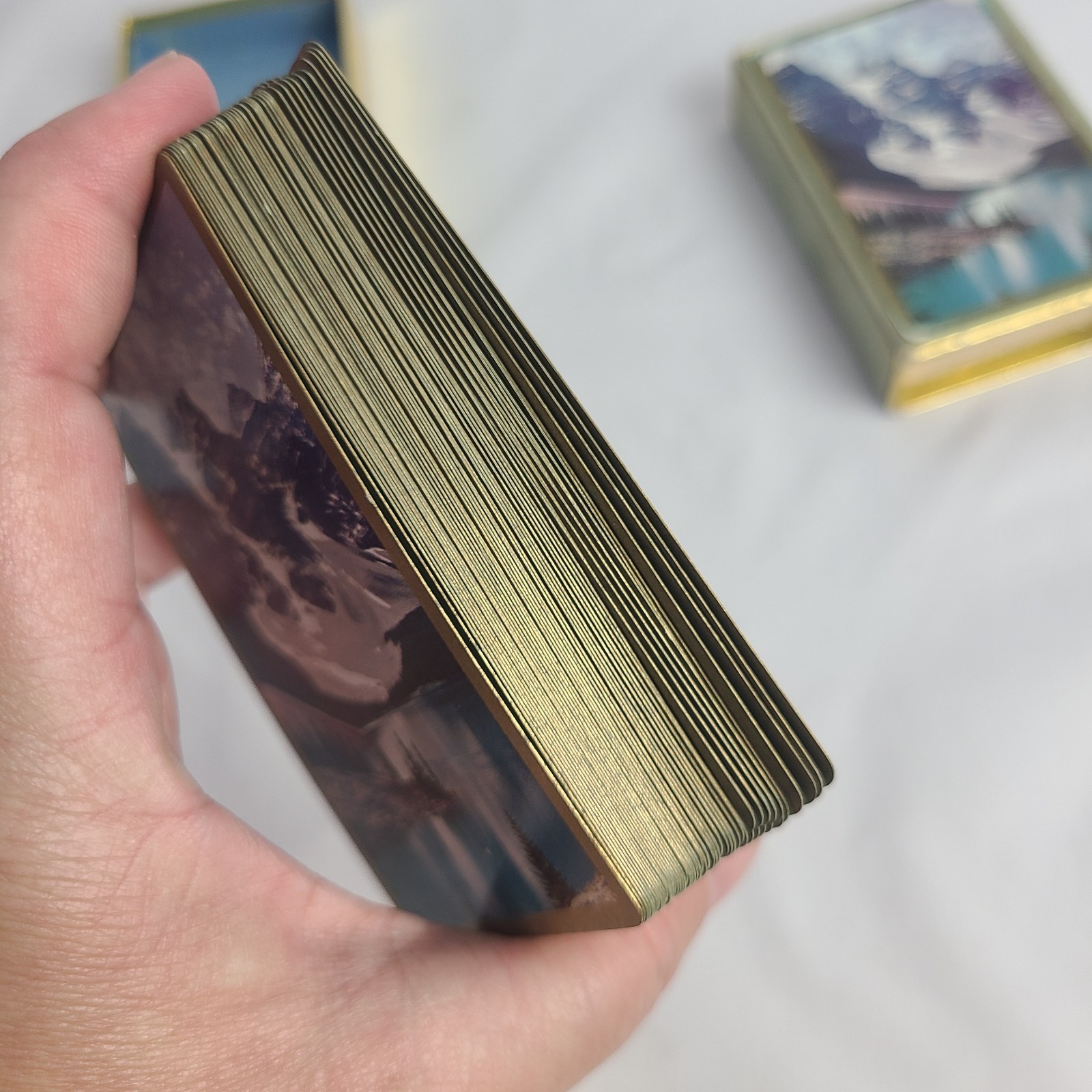 Vintage 606 Congress Deck Playing Cards Moraine Lake Banff Natl. Park Canada 