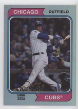 2020 Topps Archives 1974 Topps Silver Foil Sammy Sosa #175 m4h