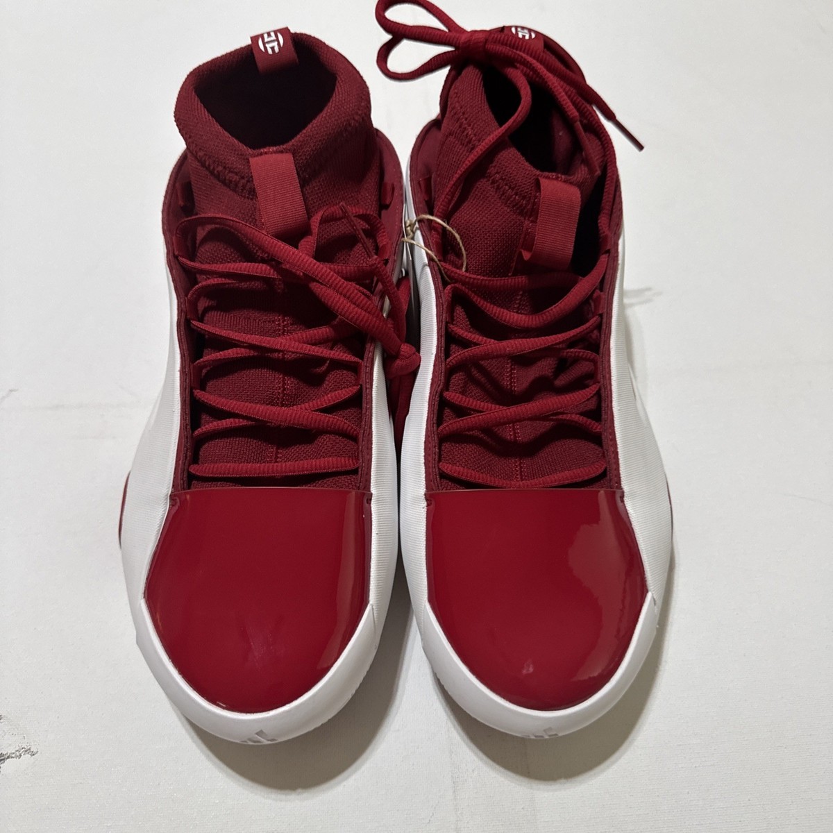 New Adidas SM Harden Volume 8 JR5339 Maroon White Basketball