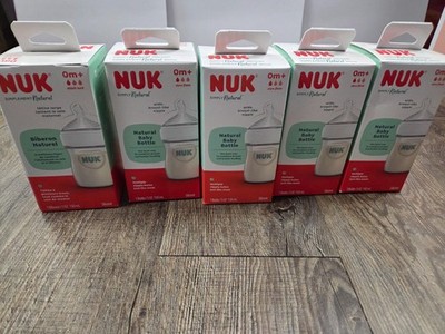 Nuk Perfect Match Silicone Anti-Colic Bottle Newborn 5 oz NEW IN BOX Set of 5