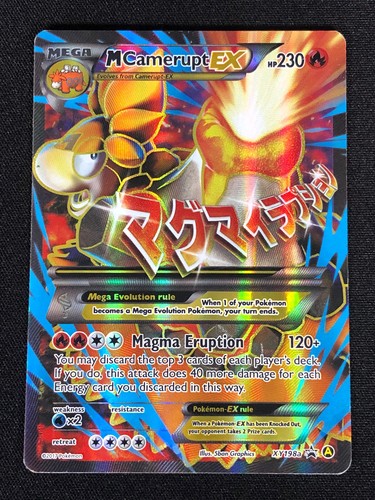 Pokemon M Camerupt Ex XY198a Holo (LP)