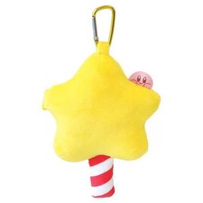Kirby Star Plush Zipper Mascot Rod With Carabiner Nintendo from Japan