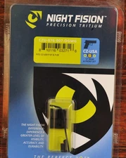 NIGHT FISION Perfect Dot Orange/White Black Rings Sight Set For CZ P-07/P-09