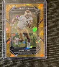 2023 Panini Prizm Draft Picks - Isaiah Foskey #183 Gold Ice Prizm (RC)