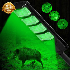 Hog Lights for Night Hunting, 12000LM Solar Green Hunting Light with Remote