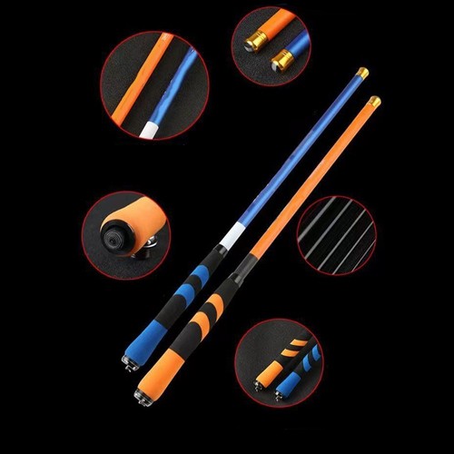 Canne à Pêche Compacte Design Télescopique Et Léger 1 8m 2 7m Pour