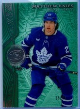 2025-26 Upper Deck Ice Hockey #24 Green Matthew Knies /99 - Maple Leafs