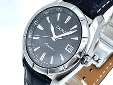 SEIKO PRESAGE Automatic Watch Sapphire Black Dial 40mm Day 4R35-00D0 Excellent