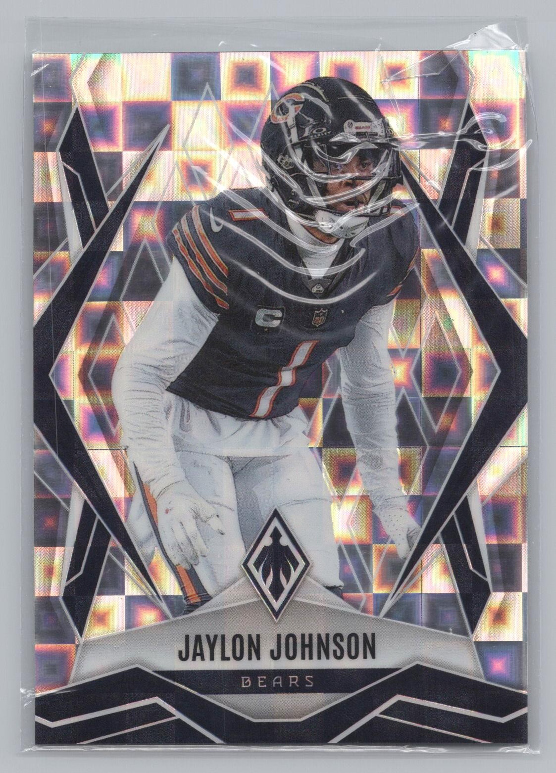Jaylon Johnson 2025 Panini Phoenix Silver Pandora Prizm Chicago Bears