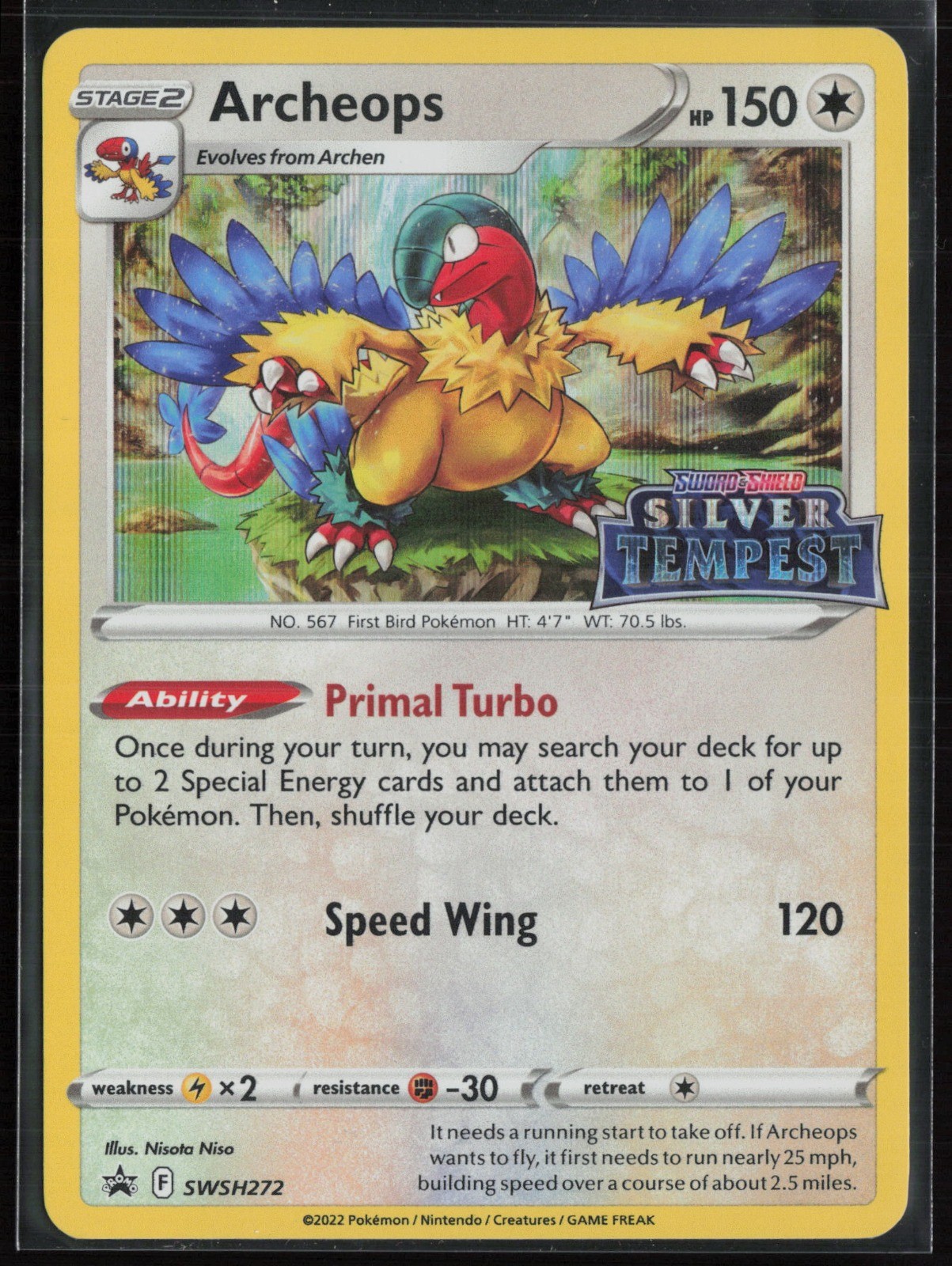 Archeops - (Prerelease) SWSH272 - SWSH: Sword & Shield Promo Cards - NM