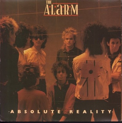 Alarm Absolute Reality 7'' Vinyl 45 RPM IRS UK 1985 Papierlabel Design