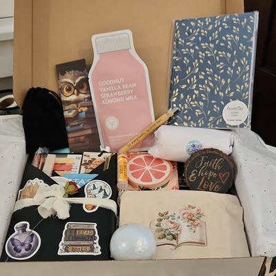 Blind Date with a Book Gift Box. Unique gift. Witchy Crystal Book Lovers. 