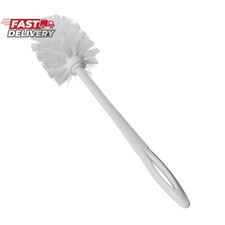 Rubbermaid Commercial Products 15" Toilet Brush, White, Toilet Bowl Brush for Ba