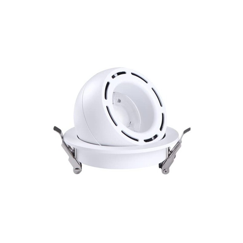 Spot LED encastrable ASLED Fado 10W blanc direct orientable et dimmable