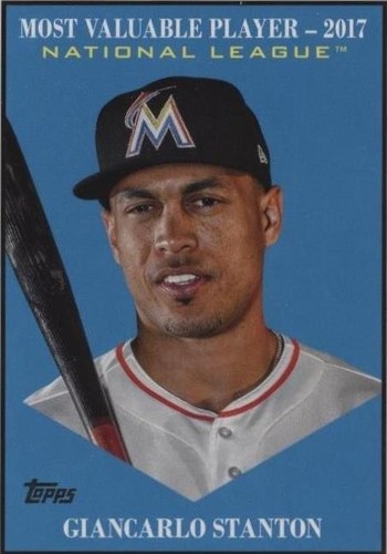 2025 Topps Series 1 Giancarlo Stanton #262 Green Foil 82/99 New