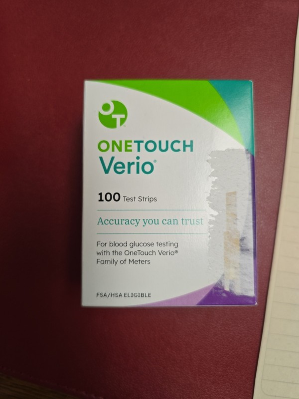 One Touch Verio Test Strips 100 Count