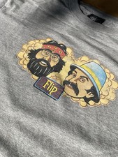 Vintage 90‘s Flip Skateboards Cheech & Chong Tshirt Made In USA Skateboarding