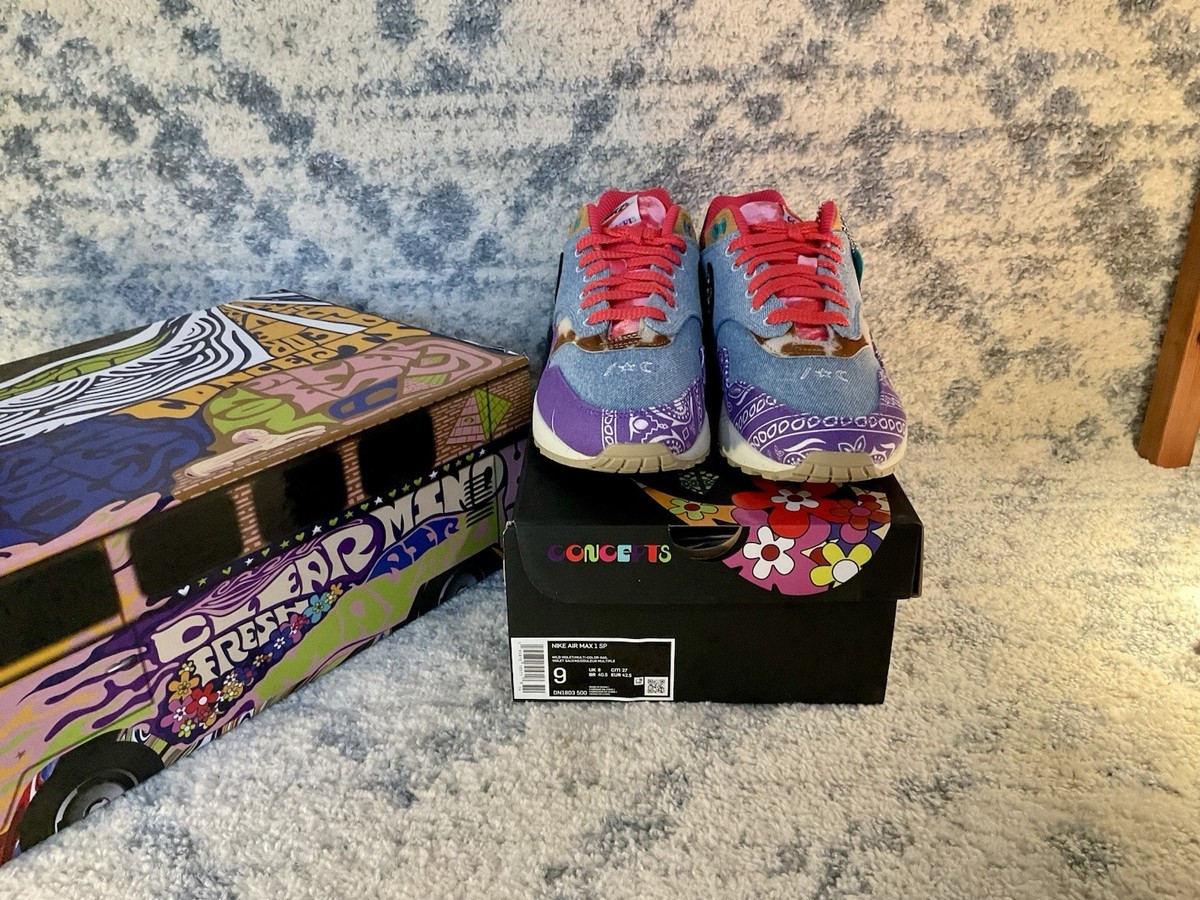 Men's Size 9 - Nike Air Max 1 SP x Concepts Far Out Special Box