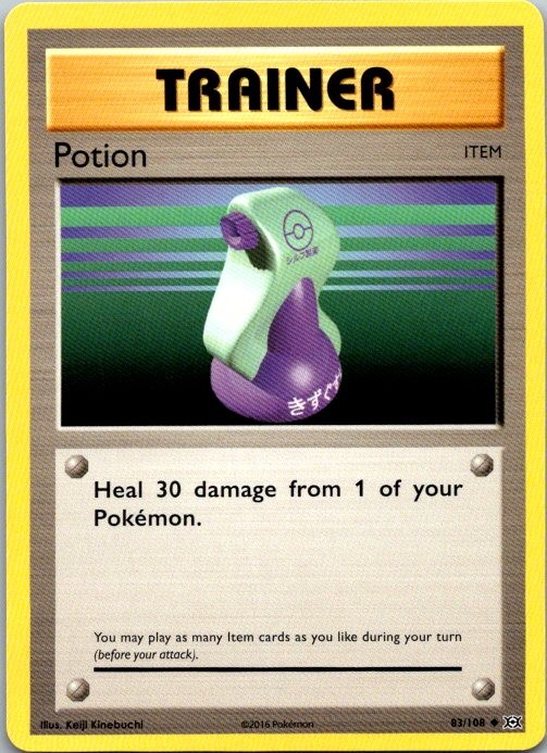 Potion Uncommon XY - Evolutions 83/108 NM