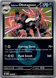 Galarian Obstagoon 132/217 Ascended Heroes Uncommon