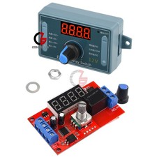 DC 5/12/24V Adjustable Time Delay Relay Module LED Digital Timer Control Switch