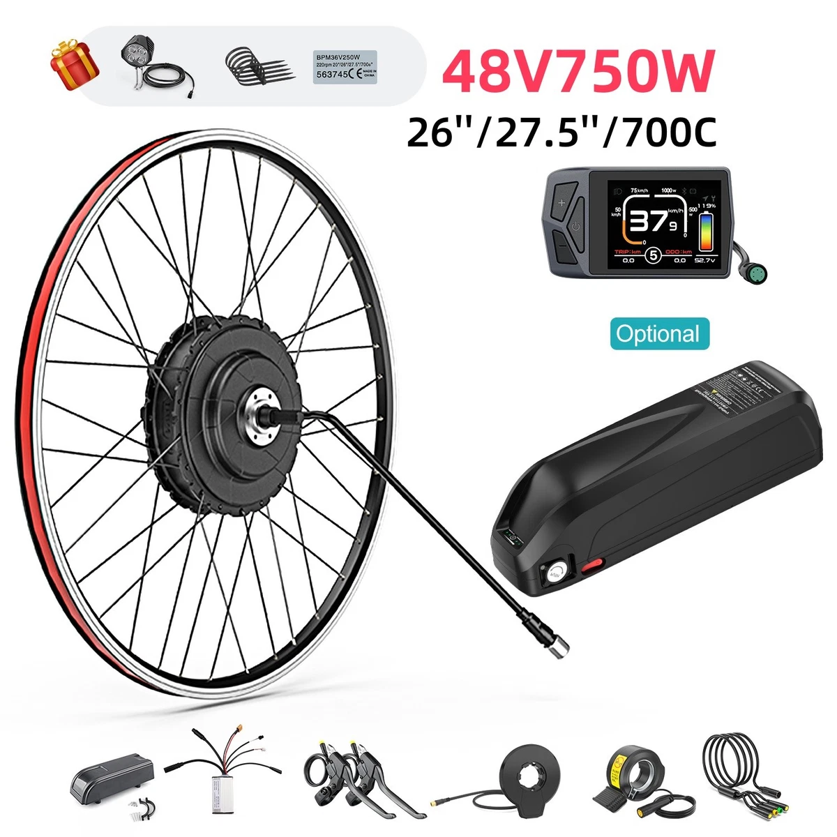 electric bicycle conversion kits for sale Premium Offroad Bike Kit, 26
