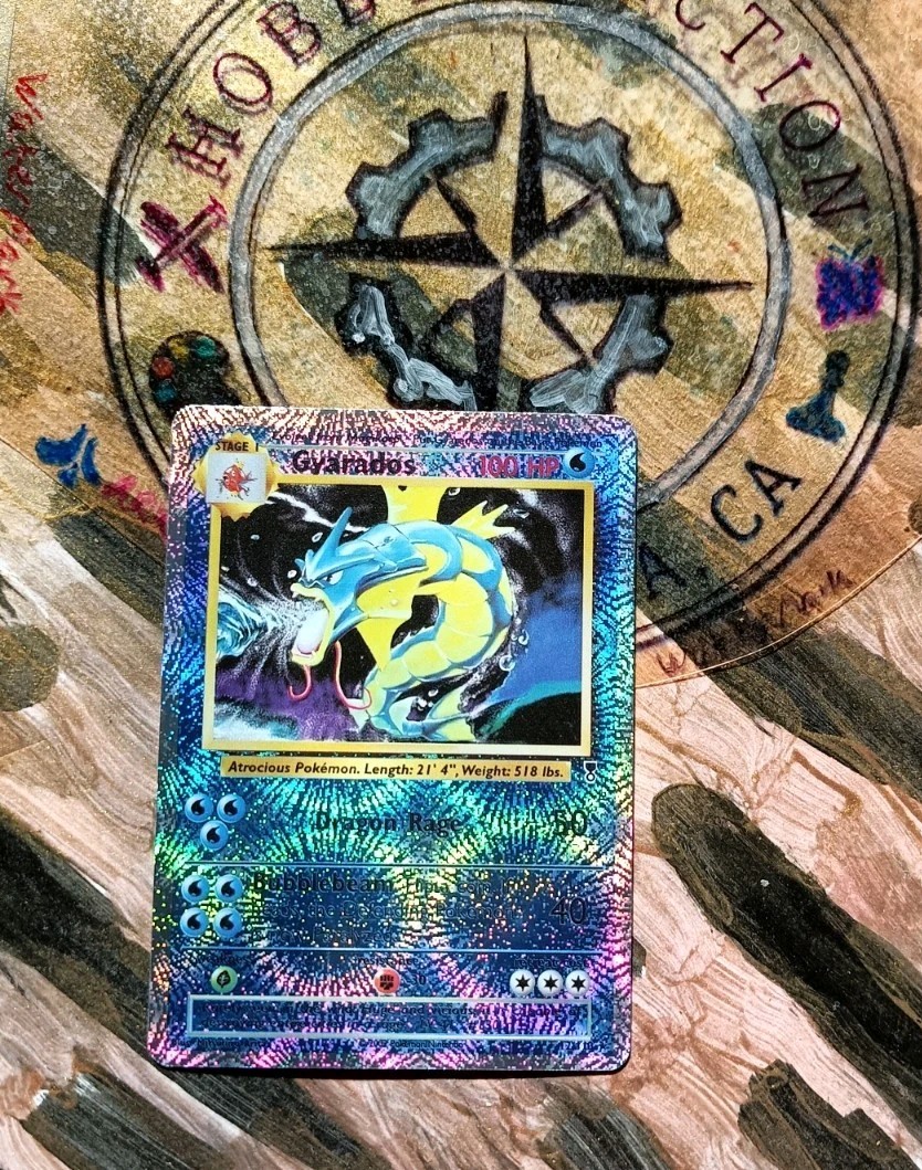 Pokemon From 2002 still NM! Gyarados 12/110 Legendary Collection Reverse Holo