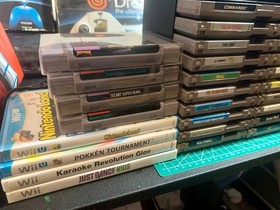 Big NES/Dreamcast/Saturn/SNES/WII GAME LOT w/Custom Dreamcast & Much More! READ