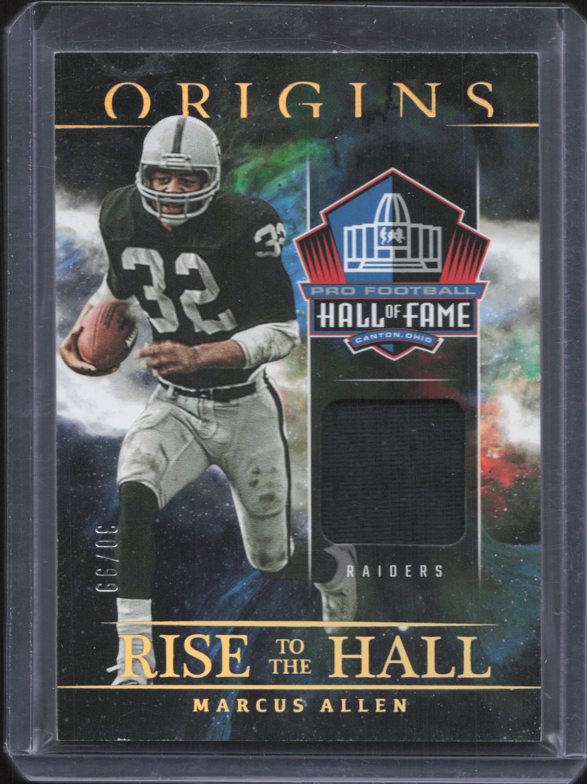 2023 Panini Origins Marcus Allen Rise to the Hall #/99 #RH-MA