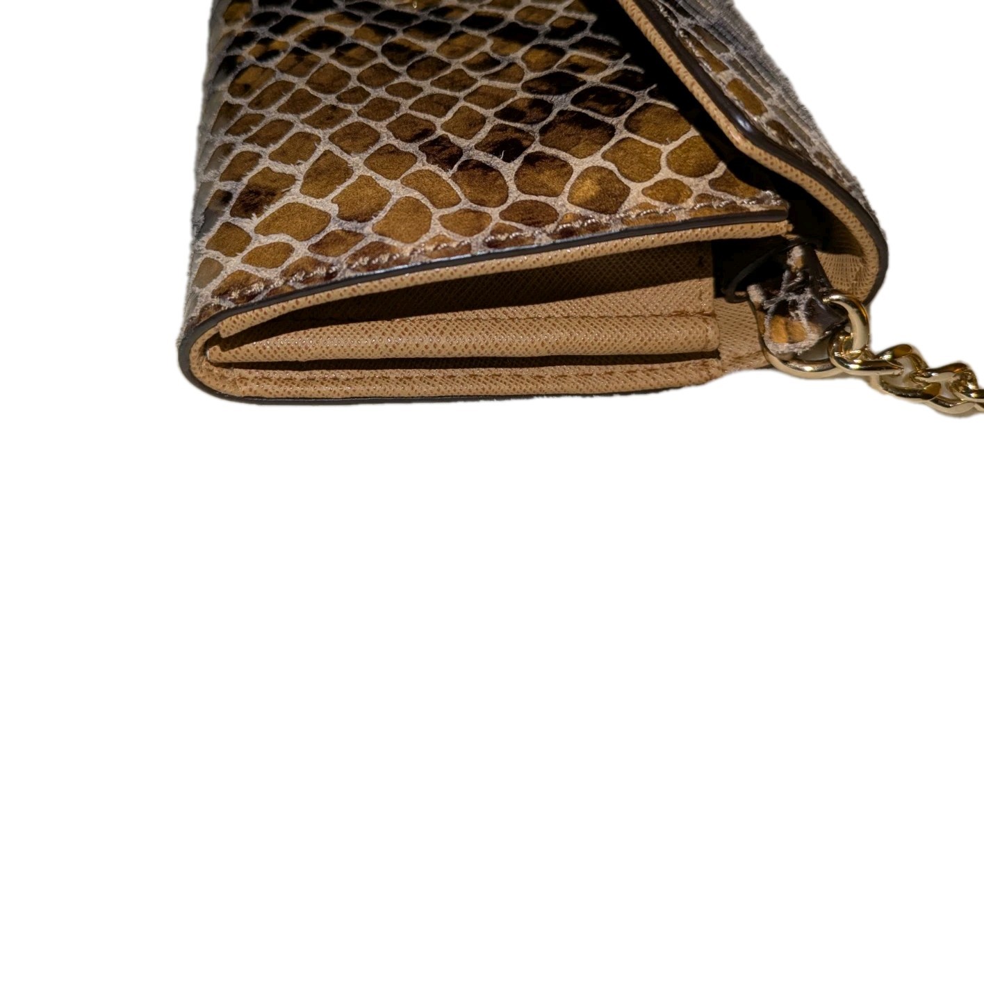 Michael Kors Python Embossed Envelope Flap Crossb… - image 11